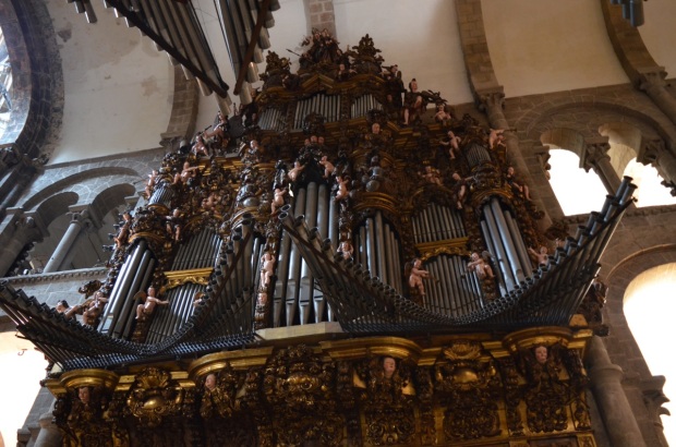 Half of the cathedral organ